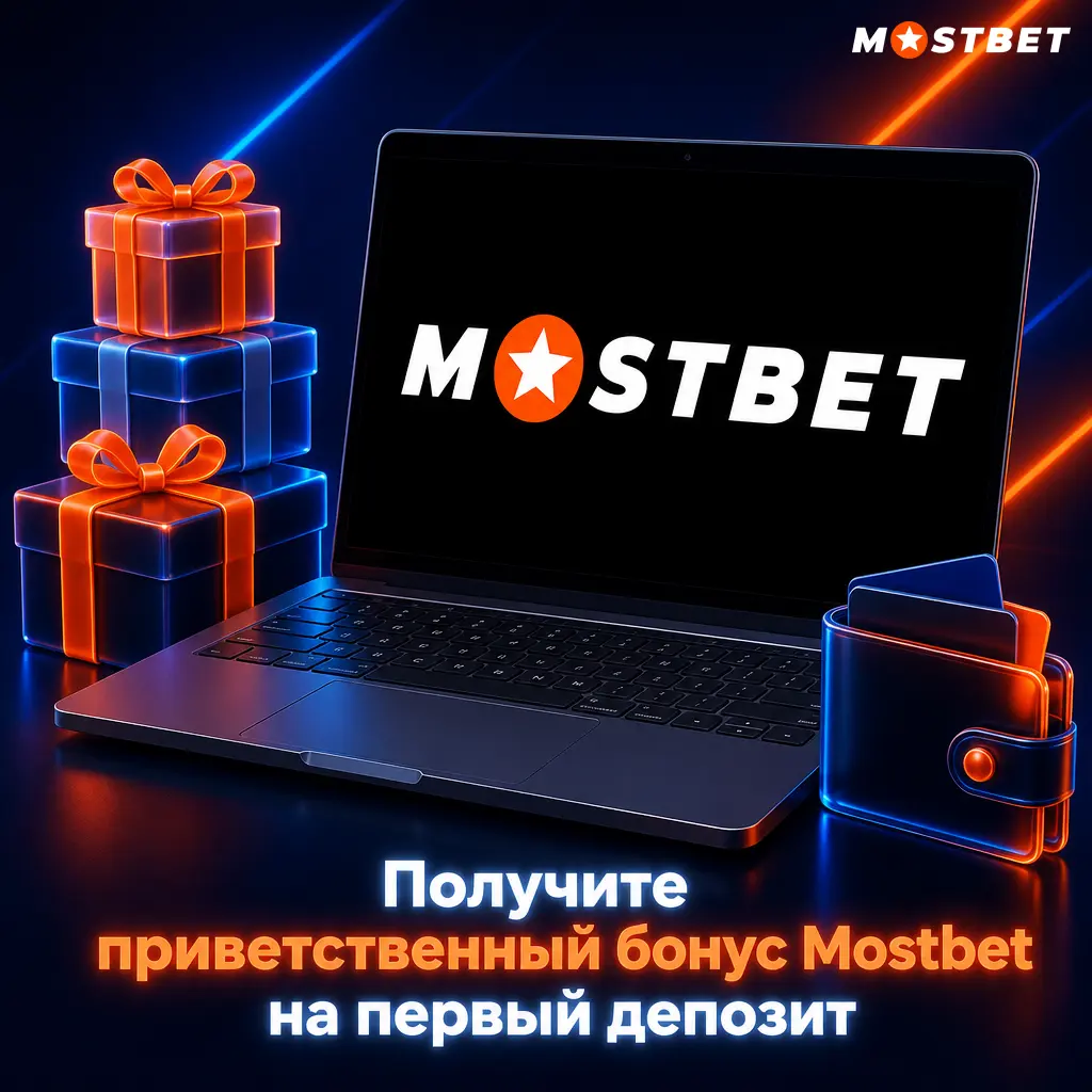 Приветственный бонус Mostbet 125% до 4800 сомони и 250 фриспинов за первый депозит для новых игроков