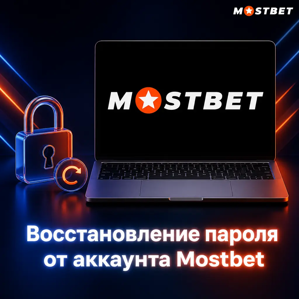 Восстановление пароля от аккаунта Mostbet через номер телефона или email на странице входа